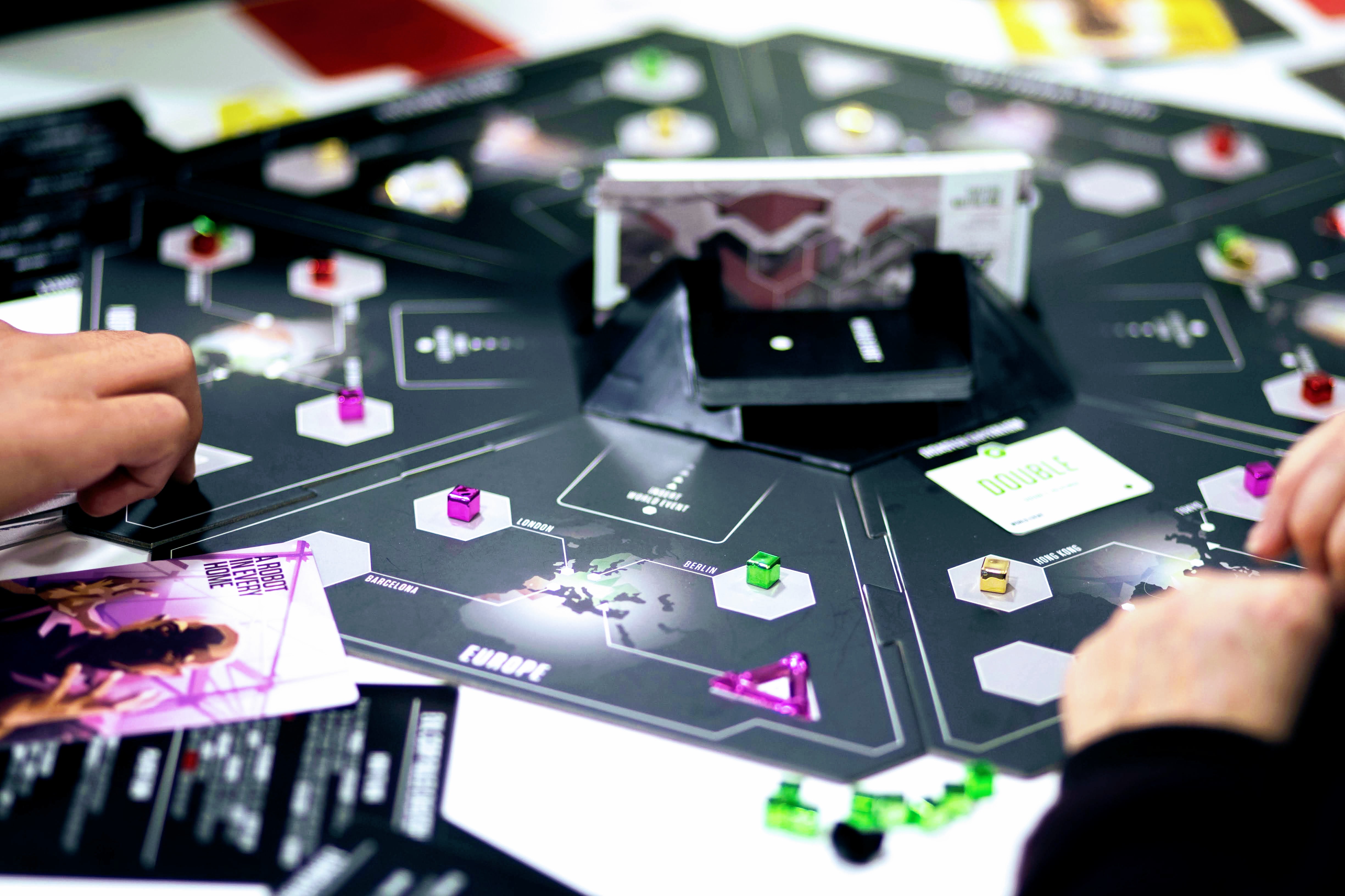 Evil Corp exhibition stand